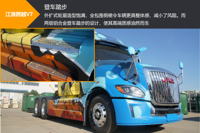 【第一商用車網 原創(chuàng)】今天，第一商用車網為大家介紹一款江淮跨越系列V7長頭重卡。作為顏值與實力兼具的高端產品，ta是如何做到面面俱到的呢？