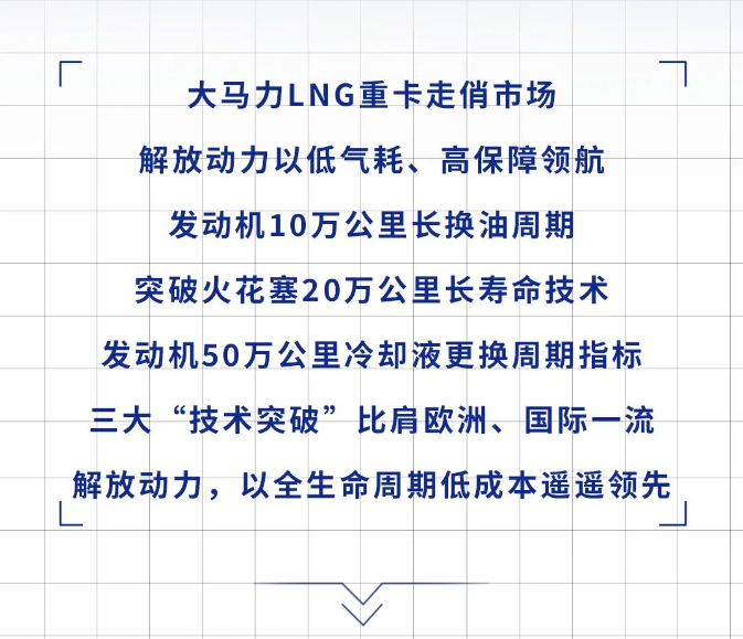 知芯薈丨低氣耗大馬力，解放“燃氣先鋒”步步為贏