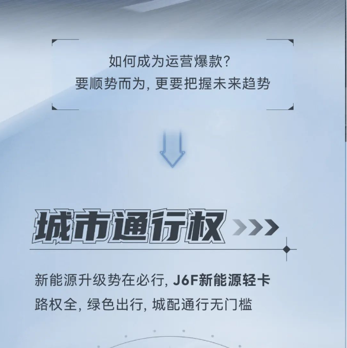 解放J6F新能源｜貨運趨勢爆款預測