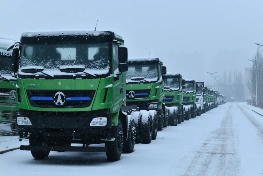 瑞雪乘風(fēng)至 北奔廠區(qū)煥新顏