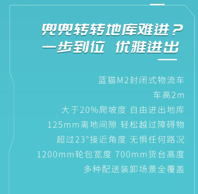 【江淮1van】不被定義！藍貓M2封閉式物流車讓運輸不再設限！