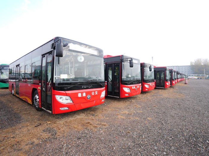 11月14日，福田歐輝客車向天水羲通公交旅游集團批量交付BJ6105純電公交車。BJ6105純電公交車將覆蓋天水市多條公交線路，標志著天水市公共交通系統向綠色、環保、低碳再度升級。