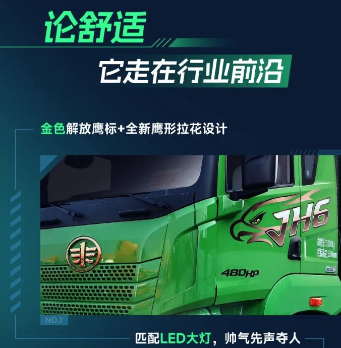 JH6智尊版公路運輸自卸車的含金量還在上升！